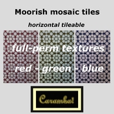 Moorish mosaic tiles - textures