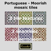 Portuguese - Moorish mosaic tiles textures