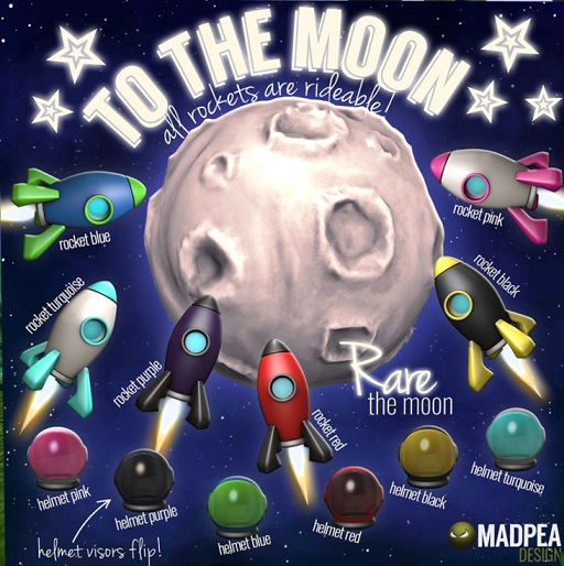 Purple Rocket & Helmet