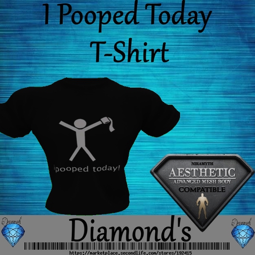 Pooped Today T-Shirt {Aesthetic}