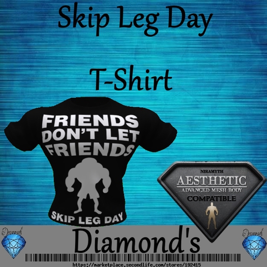 Skip Leg Day T-Shirt {Aesthetic}
