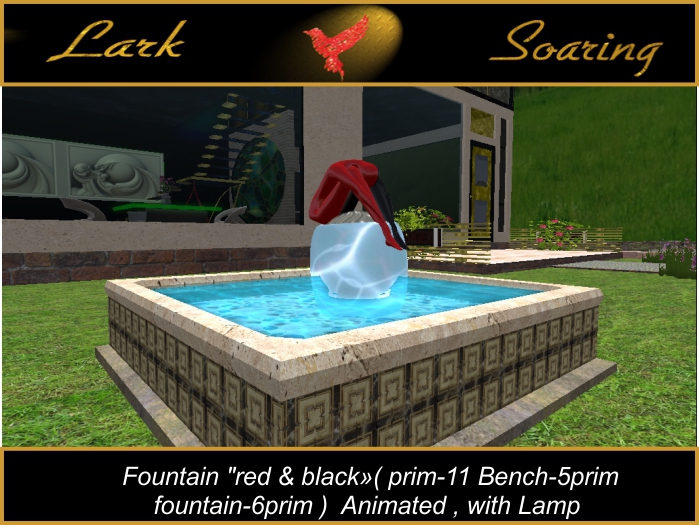 Fountain "red & black"
