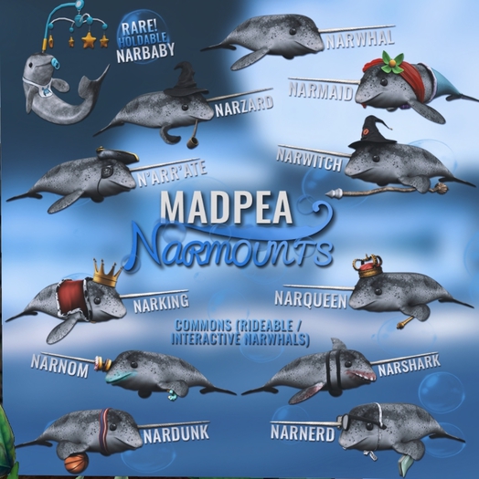 MadPea Narmounts - Narbaby Boy RARE