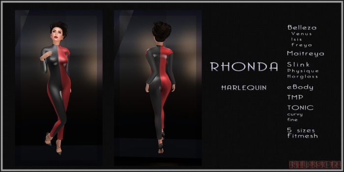 NIL - Rhonda harlequin red - vendor