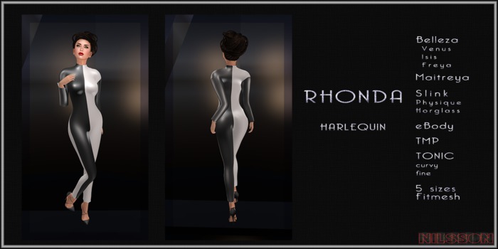 NIL - Rhonda harlequin white - vendor