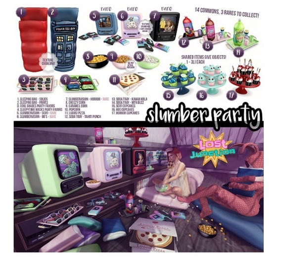 [LJ] Slumber Party - #05 - Slumbervision Set - SciFi RARE