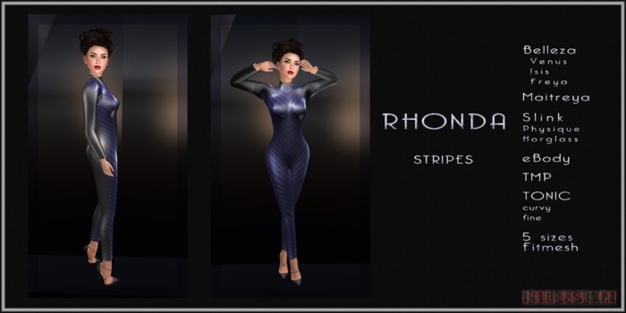 NIL - Rhonda stripes blue - vendor