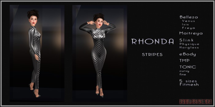 NIL - Rhonda stripes silver - vendor