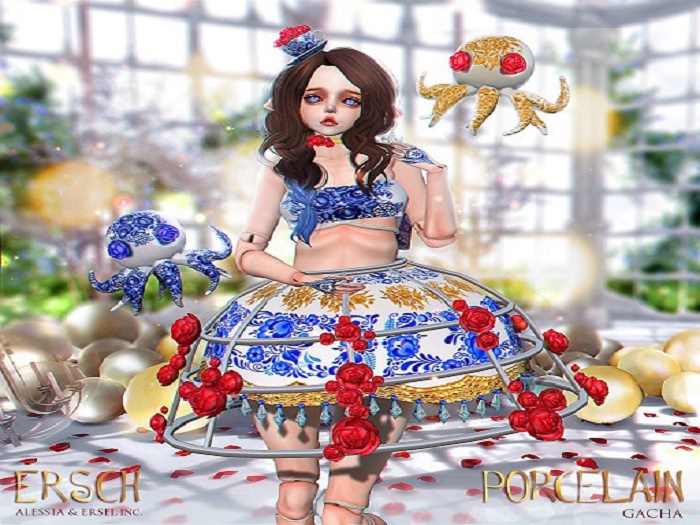 ERSCH - Porcelain Gacha 15 (octopus) RARE