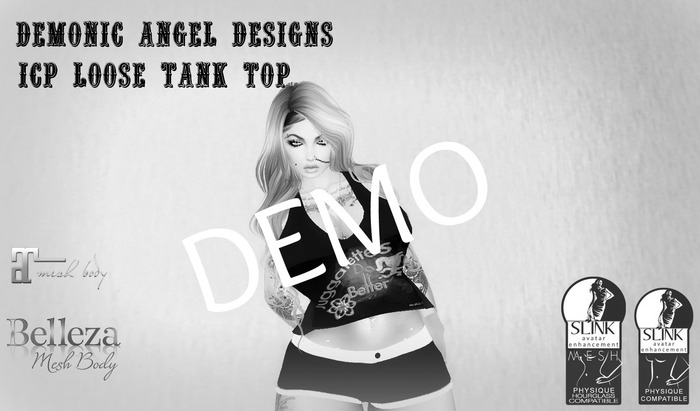 .::D.A.D::. :Loose ICP Tank Top  With Texture {HUD} DEMO BOXED