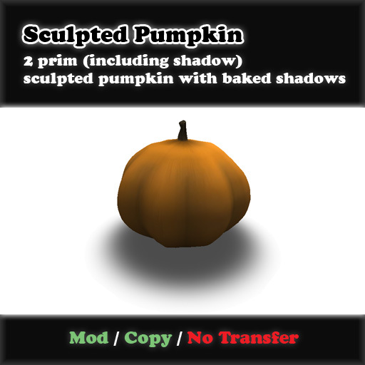 Damaged Goods Sculpted Pumpkin