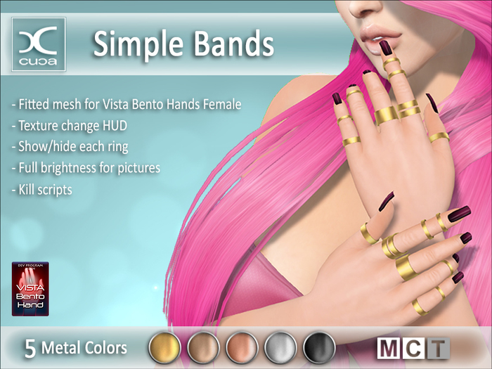 [..::CuCa Designs::..] Simple Bands Bento