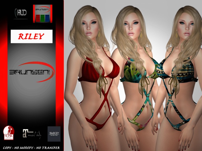 Brunsen! Brunsen! Riley Trikini wHUD Colors