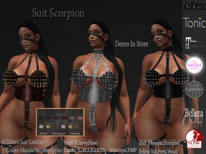 .::Arkan::. Bodysuit Scorpion + Fitmesh