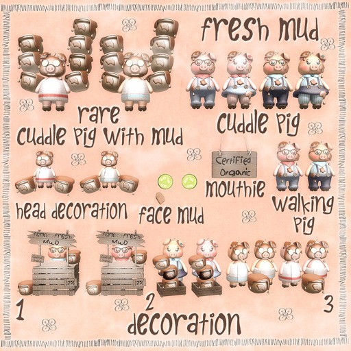 * Fresh Mud * Pink Decoration 2