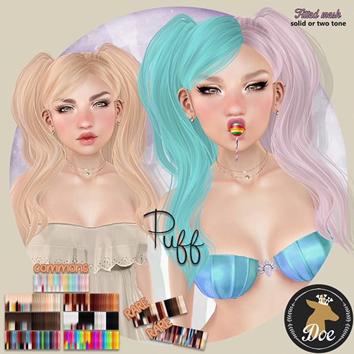 Doe: Puff (solid) - Neon