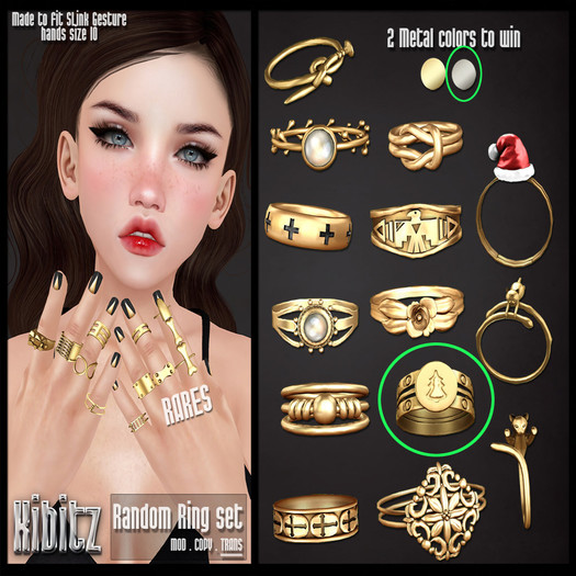 Kibitz - Christmas ring 1 - silver