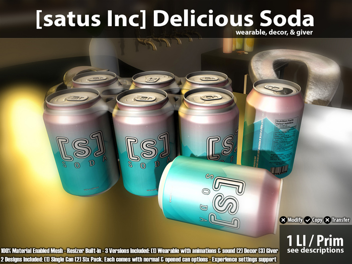 [satus Inc] Delicious Soda