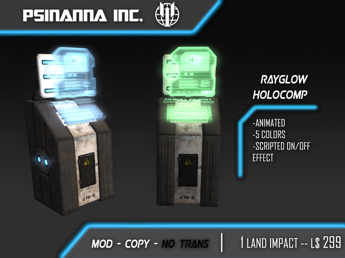 PsiNanna, Inc. RayGlow HoloComputer