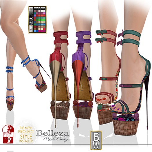 Mesh High Heels 'Angel' BELLEZA, TMP and SLINK