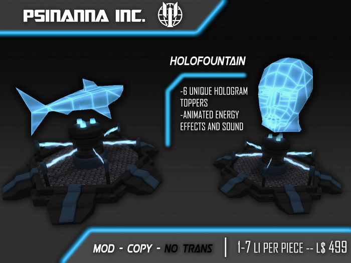 PsiNanna, Inc. HoloFountain (BOX)