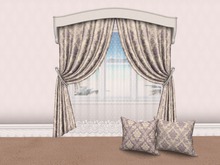 LUX 2 Drape Lace Curtain -Nostalgia