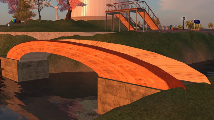 Wooden Tube Bridge