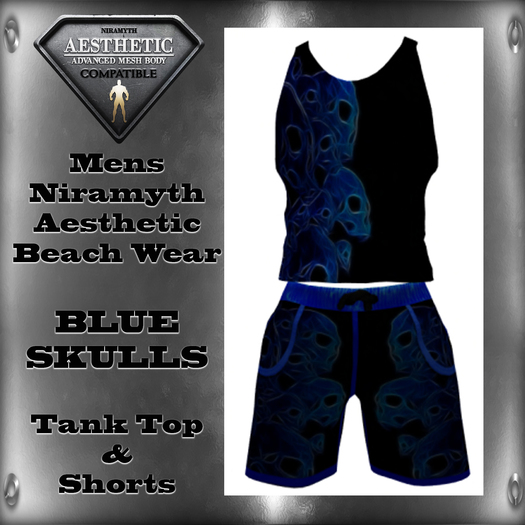 Mens BLUESKULL Niramyth Aesthetic Beach Set