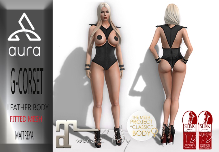 G-CORSET TOP for  MAITREYA/SLINK/TMP...Red