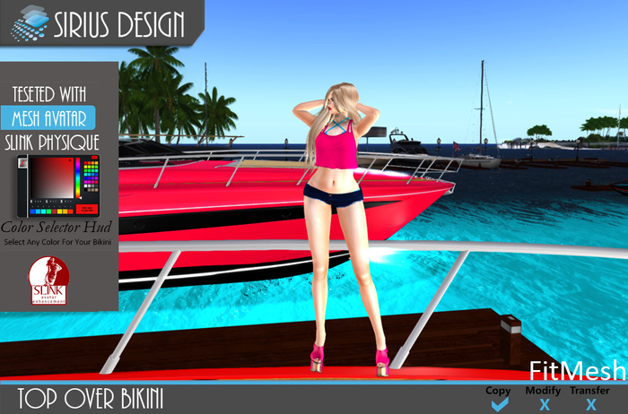 Sirius Design Top Over Bikini TMP Boxed