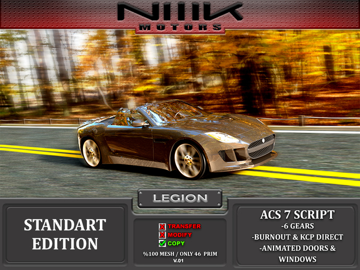 .:: LEGION (Standard Edition) ::. NMK MOTORS 2017 [BOXED]