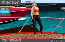 Sirius Design Padded Leather Pants Ebody Boxed