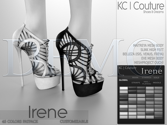 *DEMO* -KC- IRENE PLATFORMS / MAITREYA, BELLEZA, SLINK, EVE,TMP