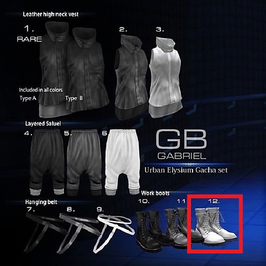 12.::GB::Work boots / White