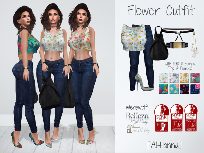 [Al-Hanna] Flower Outfit