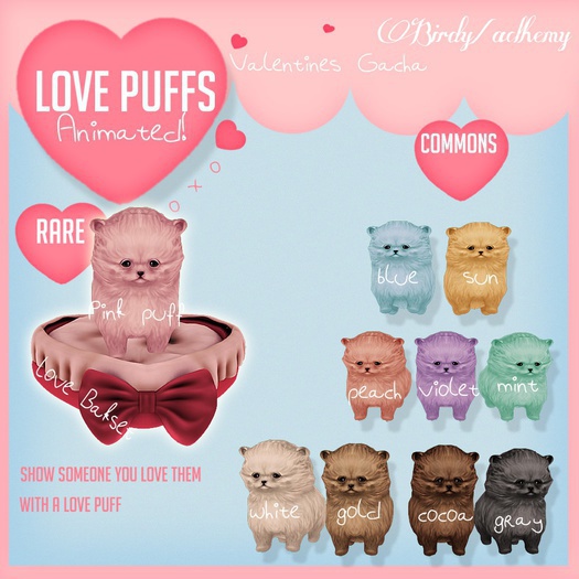 Birdy/Alchemy - Love Puff - White [BOX]