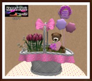 Mother's Day - White Basket with Chocolates