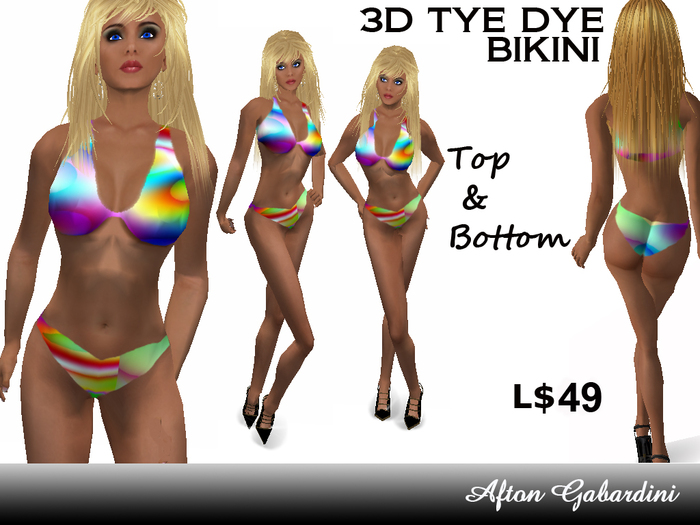 3D TyeDye Bikini