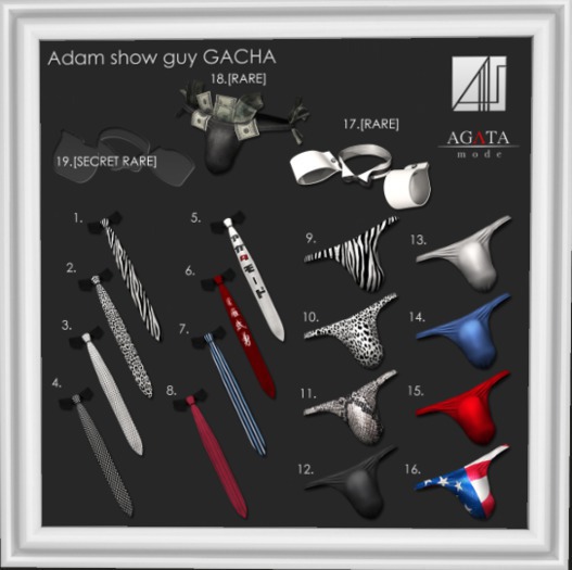 7-*AGATA* Adam tie stripe-A-Slink