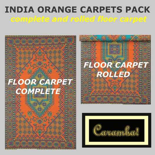 India orange carpets pack (modify/copy)