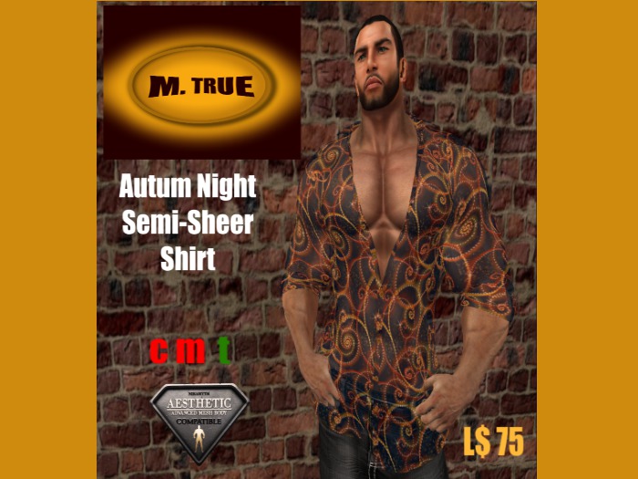 M. True  Autumn Night Shirt