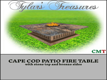 .:TT:. CAPE COD PATIO FIRE TABLE BOX