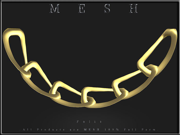 [Feliz] Chain No.2 - 6 Rings - Curved - Mesh - Full Perm -