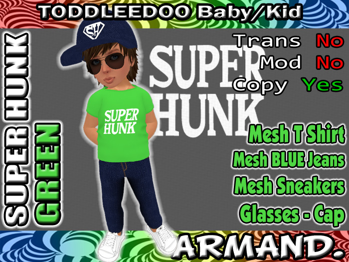 --ARMAND-- SUPER HUNK - GREEN