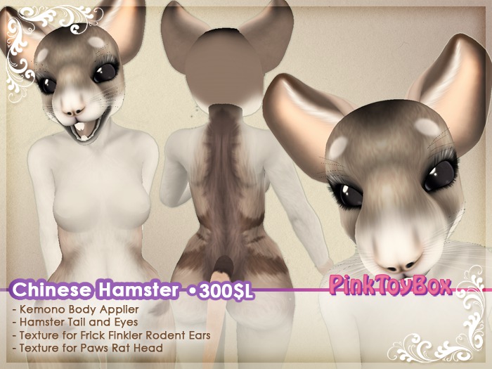 Chinese Hamster Kemono Mod