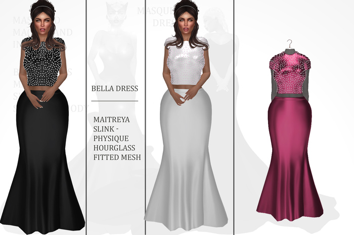 [M] Bella Dress Rose