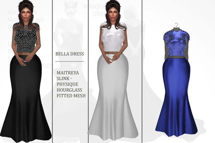 [M] Bella Dress Blue