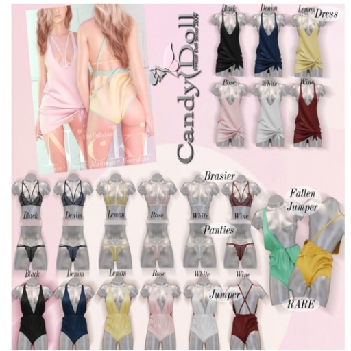 _CandyDoll_Nicki Collection Bra Maitreya Lemon