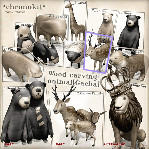 *chronokit* WoodCarving Cervus
