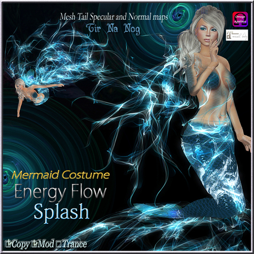 **TNN**Mermaid costume =Energy Flow=Splash